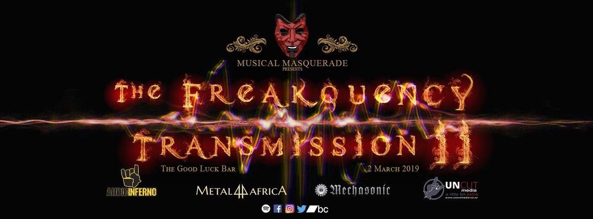 polarresurrect's tweet photo. Featuring @PolarDustMusic #MadGod #cautionBoy #ME_EK #InMisery #MrMorgue #Fspot #ItsAFuckingRhino 2 March 2019 #TheFreakquencyTransmissionII
@FreakSpiky @GoreFiend13 #JHBMusicScene https://t.co/EoFO6Jvg1i