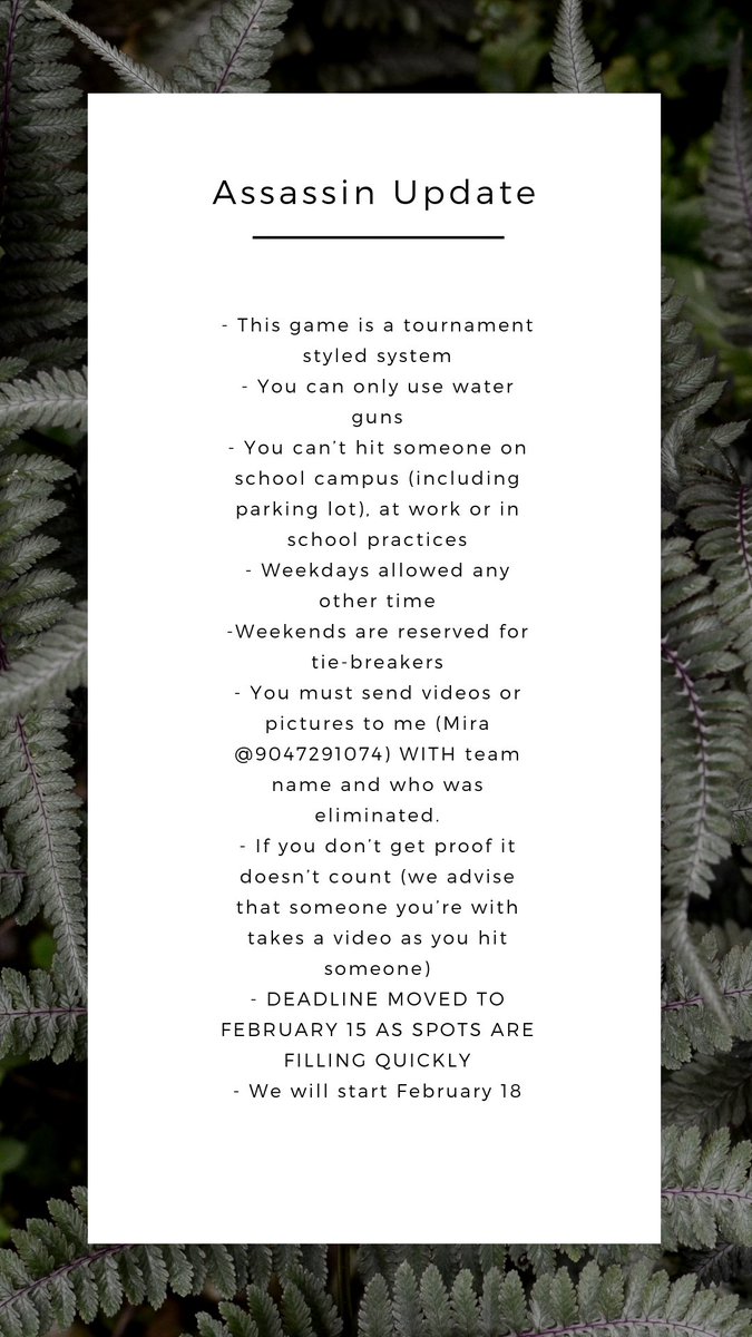 NeaseAssassin's tweet image. Make sure you DM me on Insta  @mirammenon to sign up half the spots are already taken!