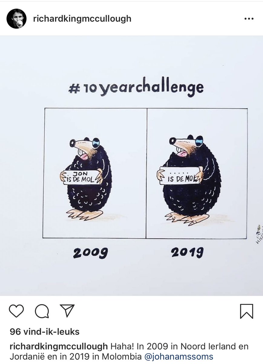 hints_widm_'s tweet image. De regisseur van Wie is de Mol? zet deze post op Instagram. Zou de mol van dit een hint zijn dat de naam van de mol 5 letters(de vijf puntjes) heeft?  Sinan, Sarah, Merel of Jamie? #widm #MolTalk