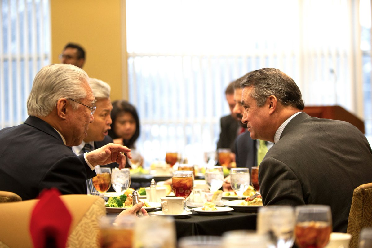 UNOmaha's tweet photo. You never know who you'll see on campus! Earlier today, @RepDonBacon, @jeffreypgold and other university leaders welcomed a delegation from Indonesia to discuss research and trade. https://t.co/TGWqidlxkG