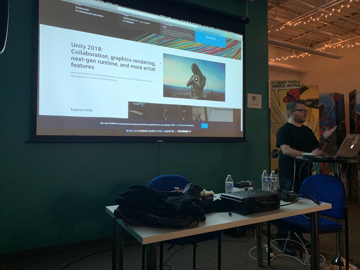 MNEMobile's tweet photo. Last night @xamuraimobile gave us all the tools and resources necessary to get started with #unity3d! #MNEM https://t.co/7LMg6GUycO