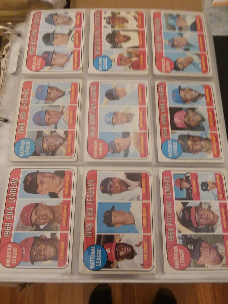 The joy of a completed page! 
#LeagueLeaders #1969Topps
#collect