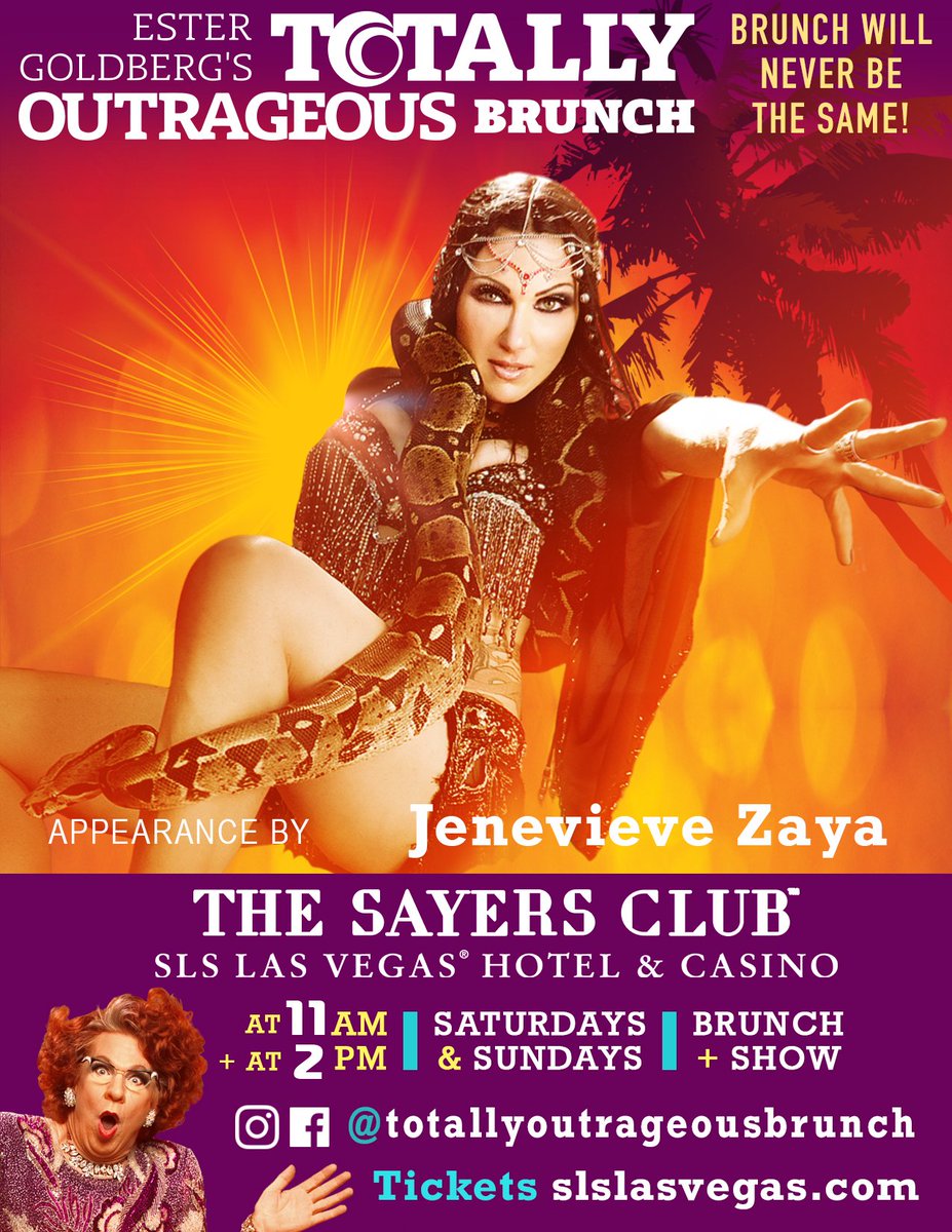 totallybrunch's tweet photo. Meet The Talented &amp; Unpredictable Cast:  Jenevieve Zaya  (@Psychicsorceres) - The Serpentine Sorceress is a snake charmer, burlesque/sideshow performer, belly dancer, aerialist, feature showgirl and an international alternative model.   More Info ---> https://t.co/bEaOJidCJL https://t.co/kk9mt4nkBu