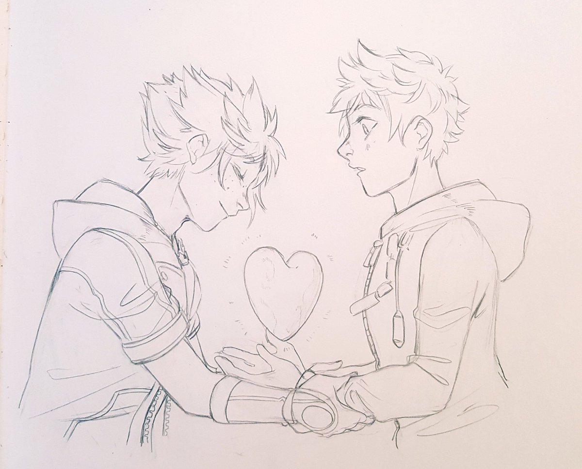 Kingdom heart sketchies because I am in A MOOD. #KingdomHearts 
