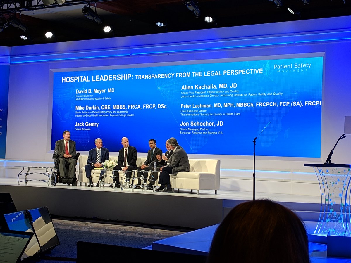 #Hospital Transparency Panel at @0X2020 regarding #medical #errors all agree, open & honest policy based on meaningful conversation w/ victims, providers & institutions = better care & cost savings. @Mike_Durks @PeterLachman @SFSlaw @allenkachalia @ISQua - bit.ly/2HkNeew