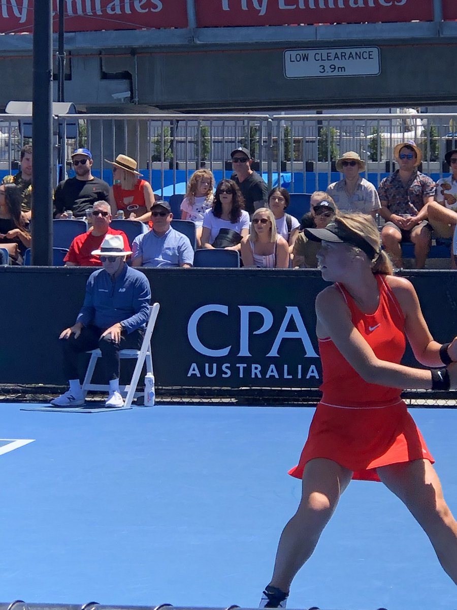 Amber advances to the second round of The Aussie Juniors #ambermarshall well done to the team <a href="/m2tennis/">m2tennis</a> <a href="/BenMilnerTennis/">Ben Milner</a>