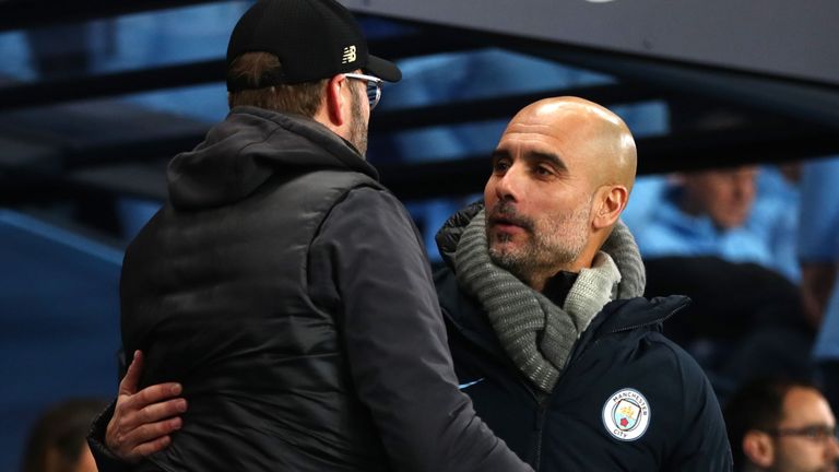 #ManchesterCity manager Pep #Guardiola says #Liverpool fully deserve their place at the top of the #PremierLeague."We still have a lot of games to play but all I can say right now, to #Liverpool, and what they have done so far, is hats off."