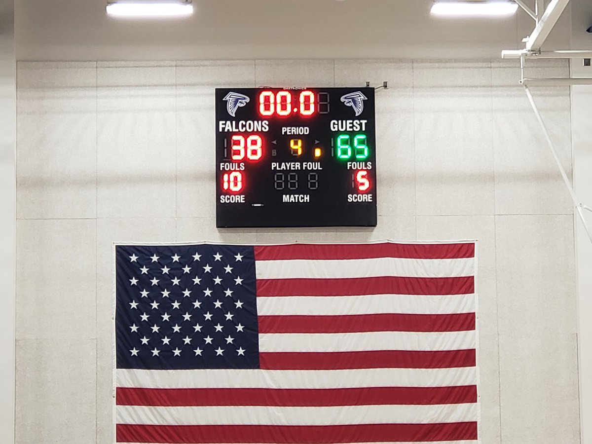 Varsity wins 65-38 to complete a sweep across town.  Great job Thunder!