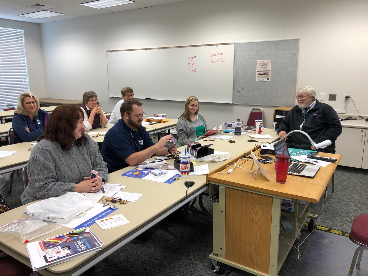 berylgirl's tweet photo. Great day at Millard School district helping librarians be awesome! Thanks to ⁦@UENpd⁩  and ⁦@utahfutures⁩ for great resources! ⁦@sedck12⁩ https://t.co/GTqRmiseQi