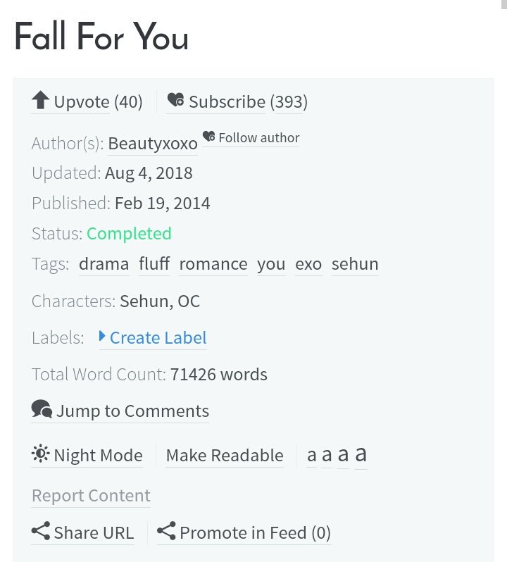 Fall For YouCompletedDrama, RomanceSehun x OCMr CEO Oh Sehun is here!  https://www.asianfanfics.com/story/view/672624/fall-for-you-drama-fluff-romance-you-exo-sehun
