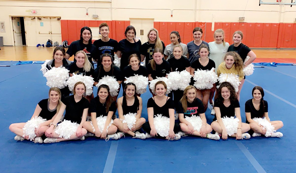 Cavemen_Cheer's tweet photo. We are beyond excited for our 1st competition tomorrow!! 💙 https://t.co/iDlOG1S7hi