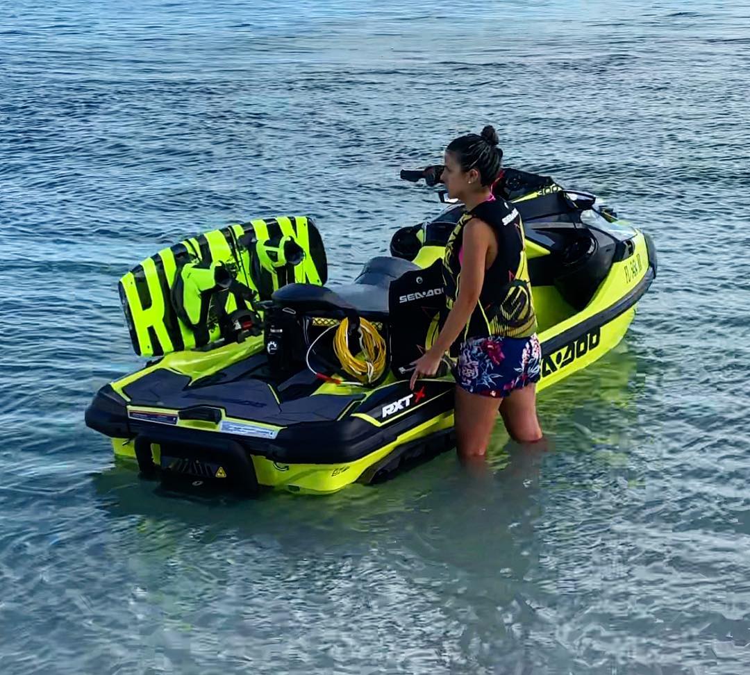 Could this be the best set up ever? 📷:305MiamiFlow's RXT-X 300 geared up for wakeboarding.#FanFriday #SeaDoo #SeaDooLife #musclecraft #wakeboarding