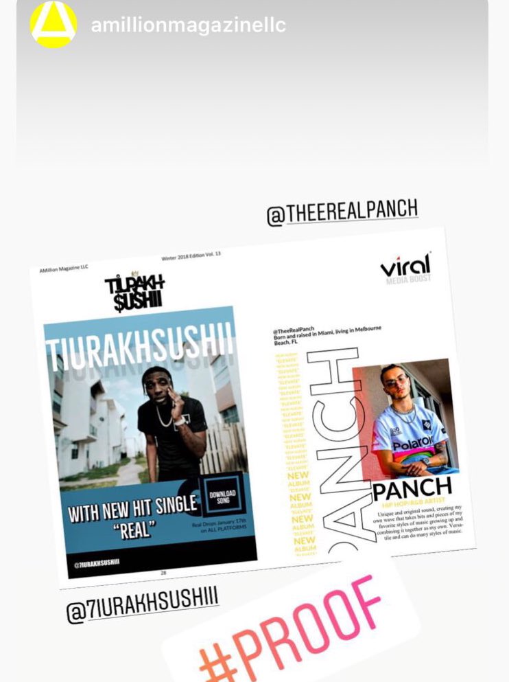ONLYONEPANCH's tweet photo. First magazine , this is so dope π₯Ά #WinterEdition #AMillionMagazine https://t.co/SzFU4mc3Gm