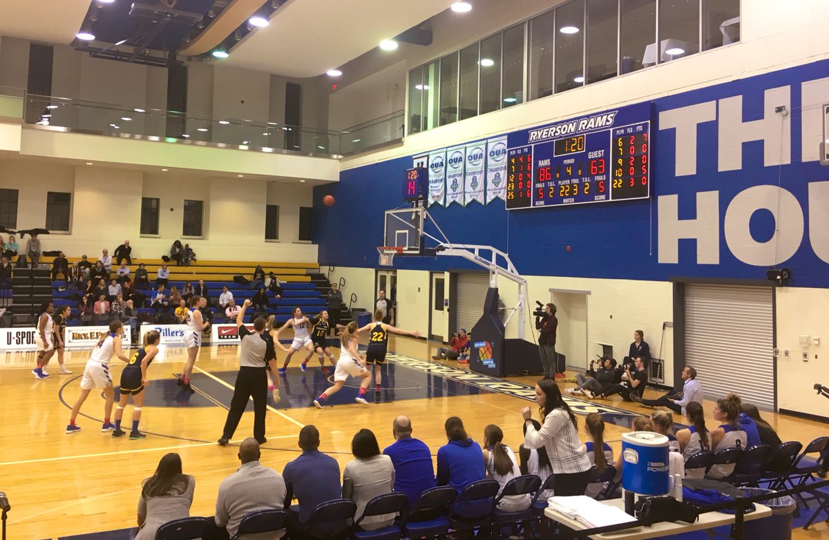 jengonzales8's tweet image. 1st game of 2019 watching the @RyersonRamsWBB win on their road to nationals. Clean, efficient plays and lots of teamwork 👏🏾👏🏾👏🏾 #weRrams