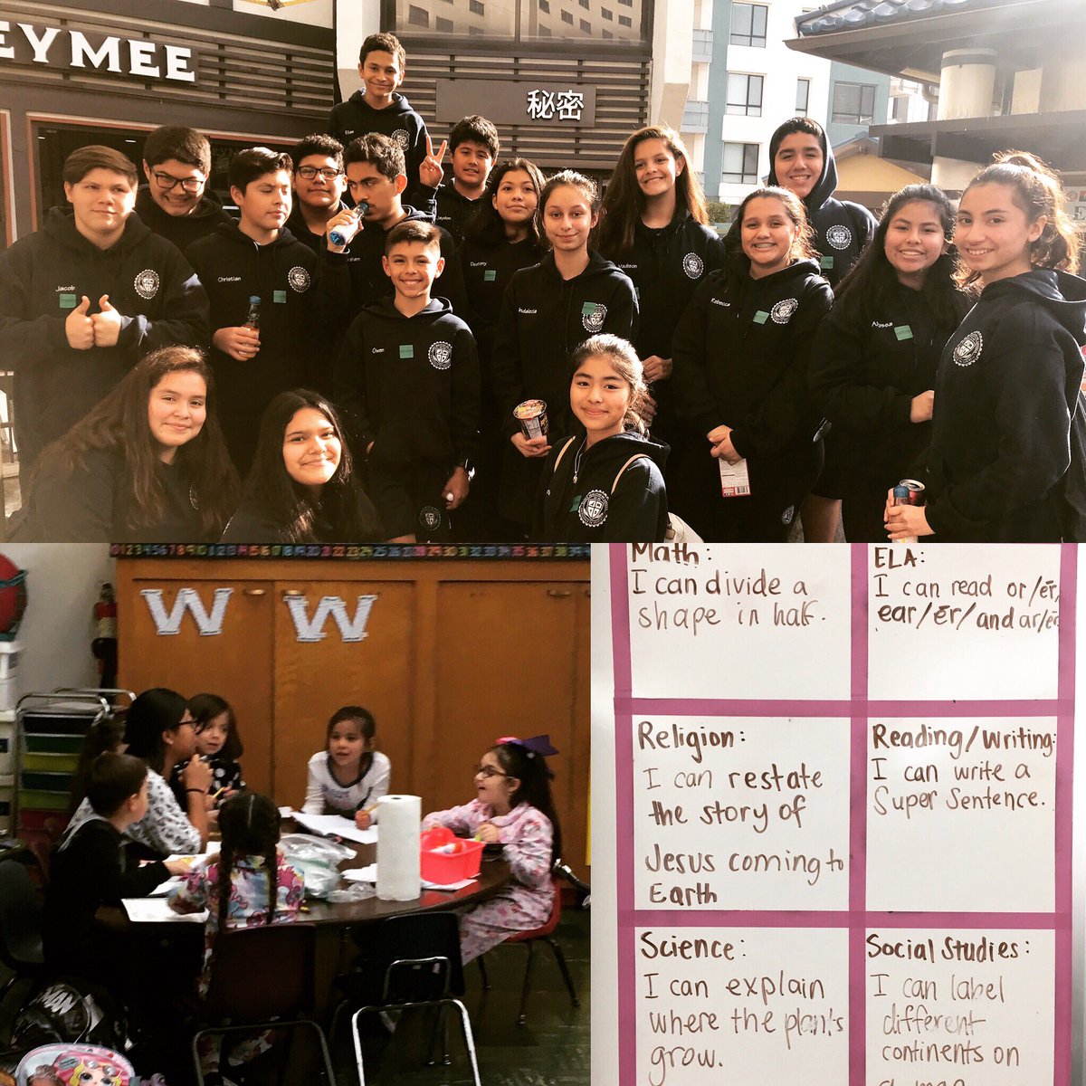 FalconsSoarLA's tweet photo. A day at St. Ignatius is full of faith,  learning, caring, and fun! #sifalcons #catholicschool #highlandpark @CatholicEdLA https://t.co/1n6H8YnbwE