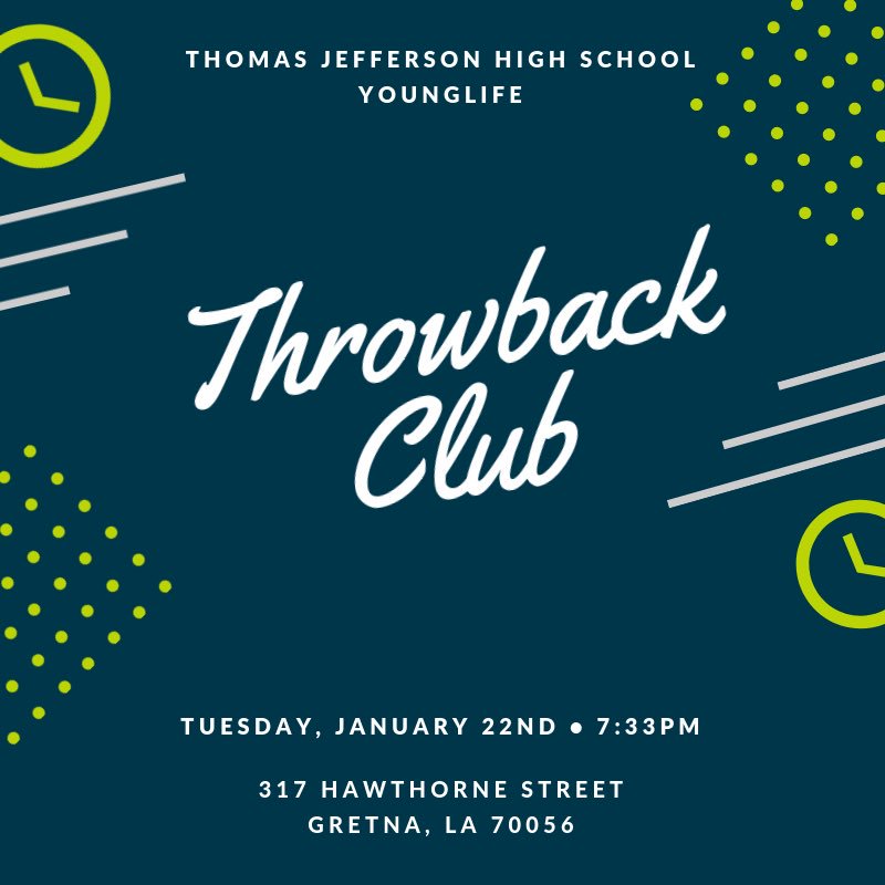 TJHS YoungLife tweet media