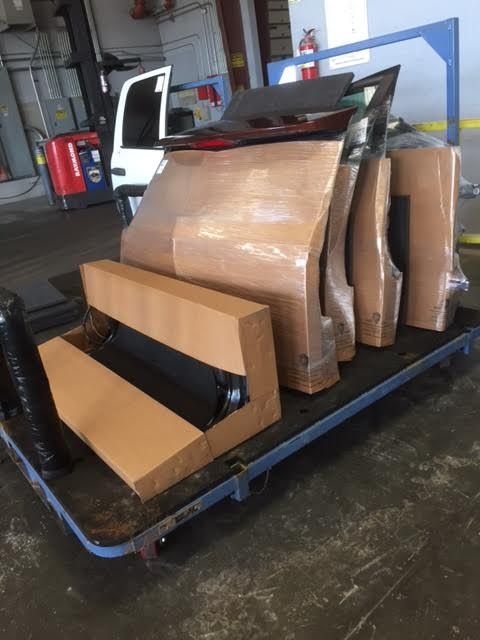 Panel_Armor's tweet image. Another customer goes from dismantling to delivery. "Seeing huge reductions in credits using Panel Armor." "Body shops appreciate added value of receiving protected parts."