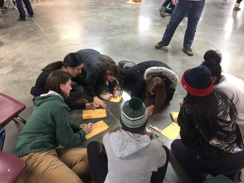2019 Multicultural Retreat- Seaholm students and staff working to build our Maple community!
