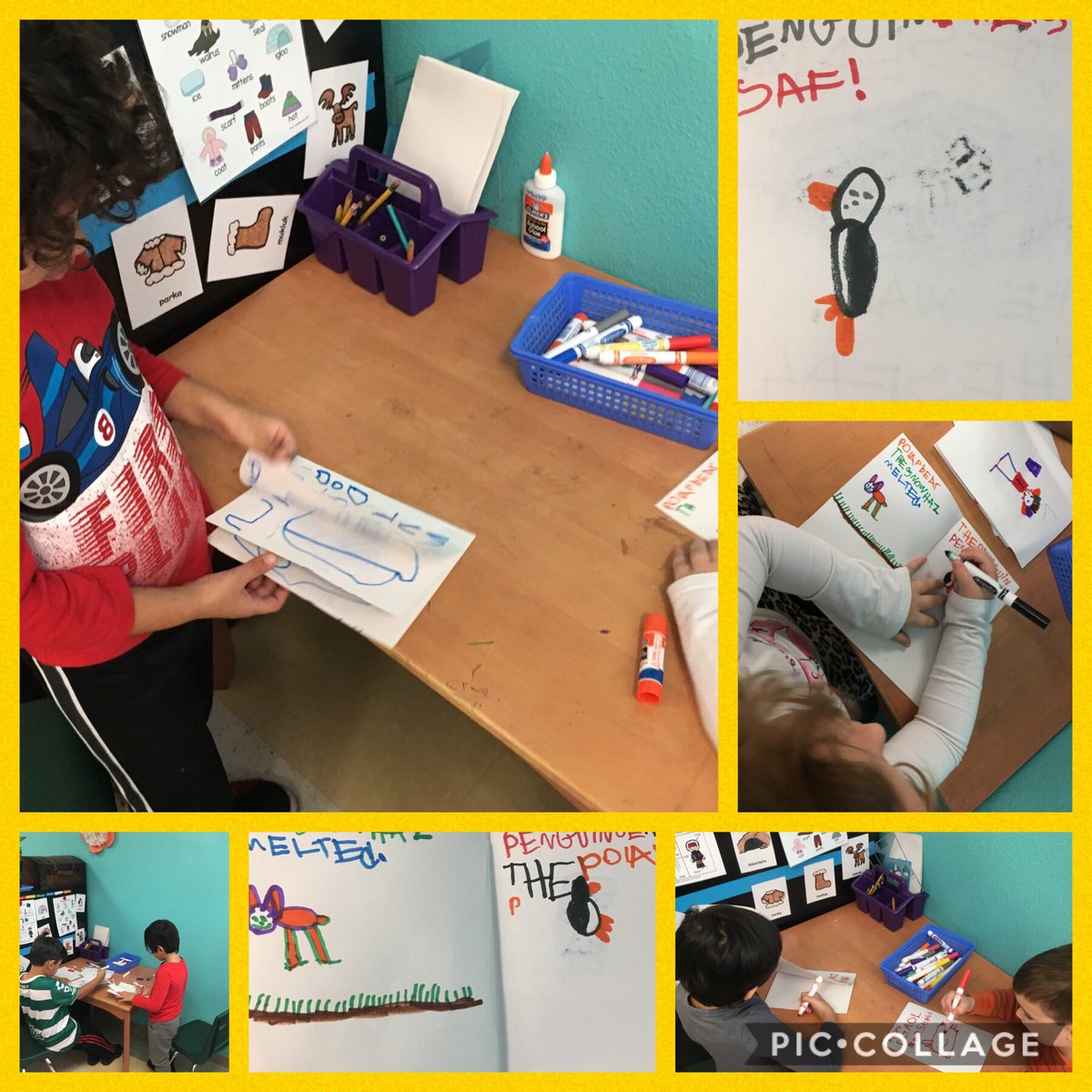 mdanzeiserPreK's tweet photo. Budding authors and illustrators at the writing center! #RSEwhy #iamdsisd https://t.co/XwELMWCQyy