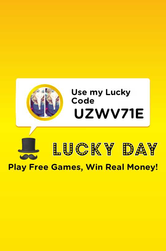 QueenBarbie03's tweet photo. With @LuckyDayApp, every day is a chance to win real money and prizes by playing FREE games! Use my Lucky Code 'UZWV71E' to get started https://t.co/4suUfeoEe6 https://t.co/ZdJ2TJeK4w