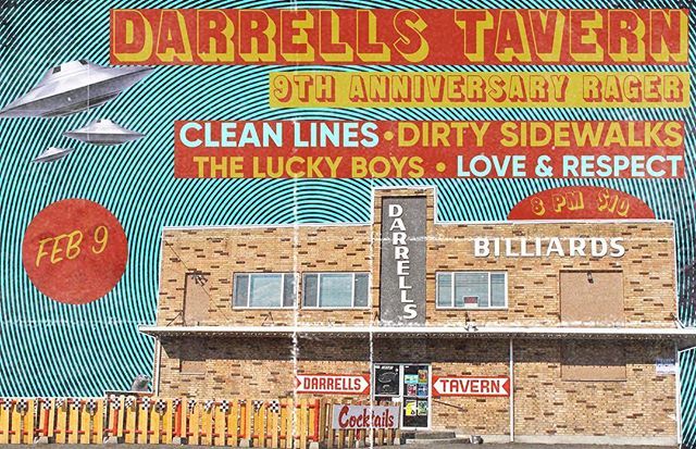 dirtysidewalks's tweet photo. Stoked to celebrate the 9th anniversary of one of Seattle’s finest establishments with some rad bands. •
•
•
#dirtysidewalks #seattle #rockandroll #shoegaze #indie #livemusic #nocountstudios #shoreline #cleanlines #pnw #fender #darrellstavern #inst… https://t.co/M27Zg81r0e https://t.co/EhaGkmPAJ4