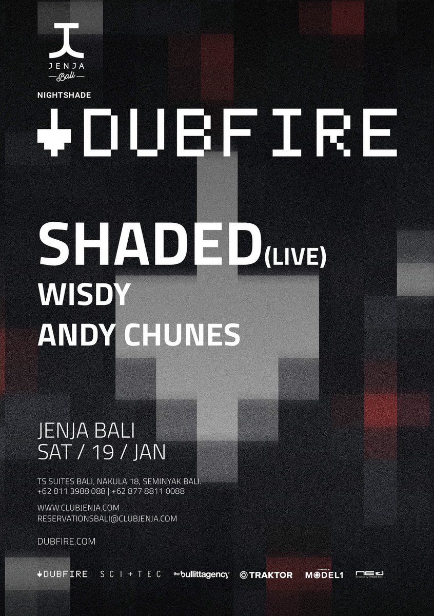 JenjaClubBali's tweet photo. @dubfire and @SHADED_official in our basement tonight #jenja #jenjabali #bali https://t.co/n4F1XvvDKJ
