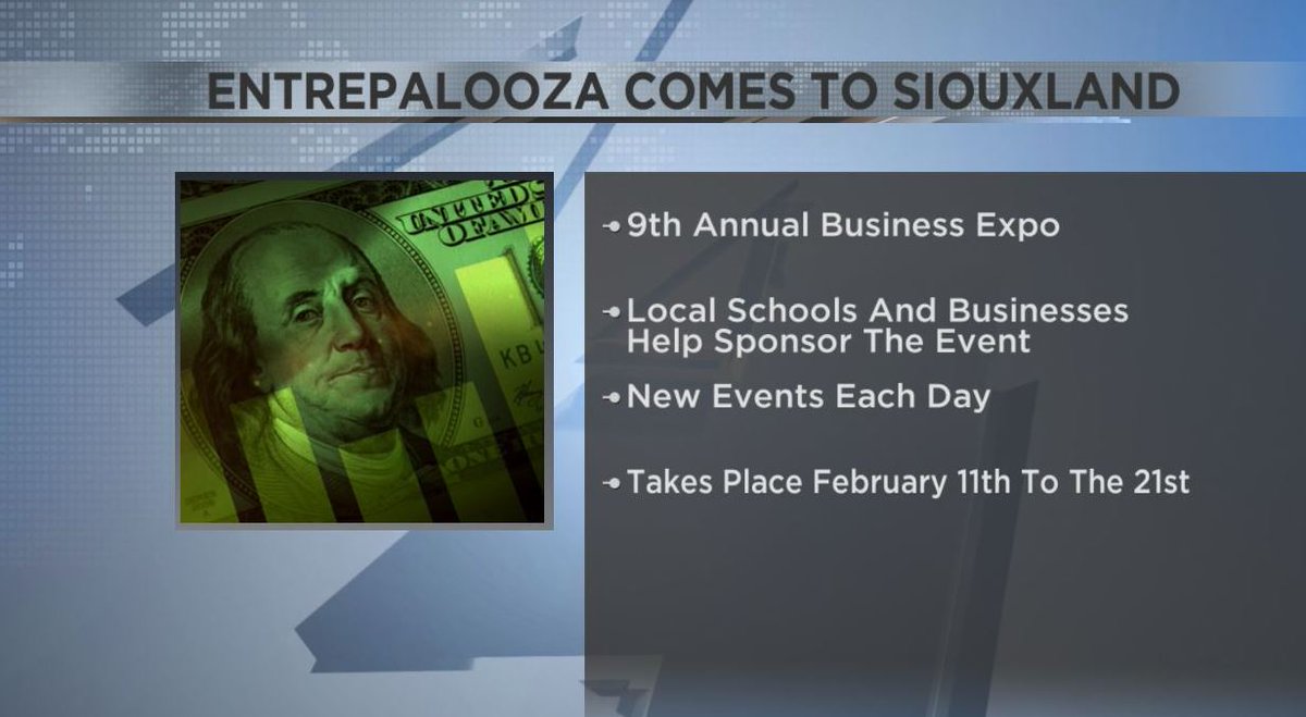 Entrepalooza comes to Siouxland Feb. 11-21 ktiv.com/2019/01/18/ent…