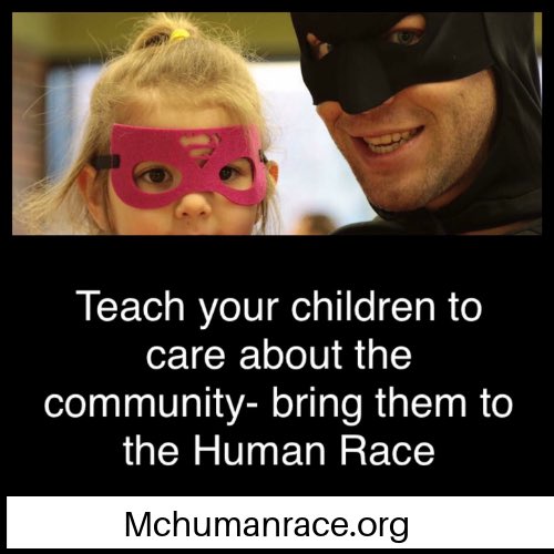 Vol_Center's tweet photo. Children learn by example- raise them to care about community #BringFamily #TeachKidsToCare #McHumanRace2019 https://t.co/SXwKIcwoEu