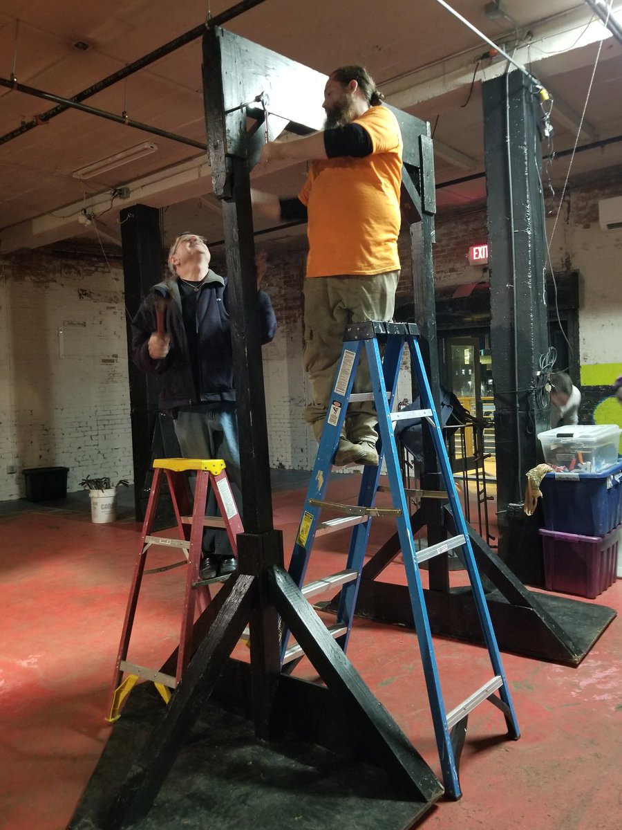 PUSHDurham's tweet photo. Getting ready to put up The Cage! #pushdurham #kink #bdsm #fetish https://t.co/knql7TVGtd