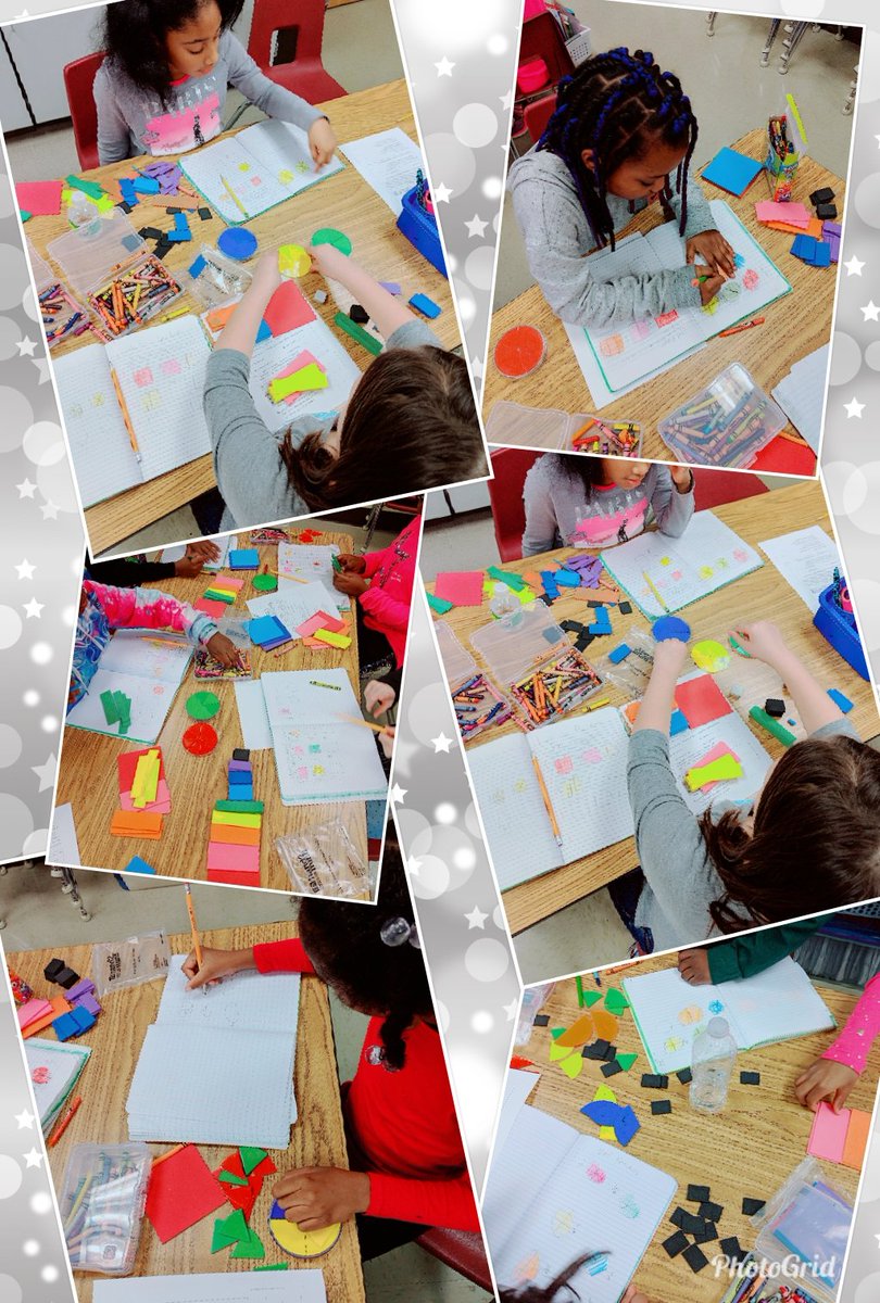 MsChristinaLi's tweet image. Exploring unit fractions with 🌈 &quot;🍕s&quot; and &quot;brownies&quot; #FunFractions #huskychat