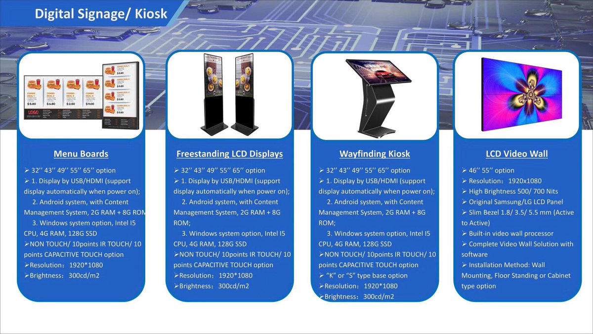 #KIOSKS #digitalsignage #lcddisplay 
EKAA / digital signage provider / factory / OEM / guangzhou in china / e-mail: kerrie@ekaa.net / whatsapp: +8613592859744