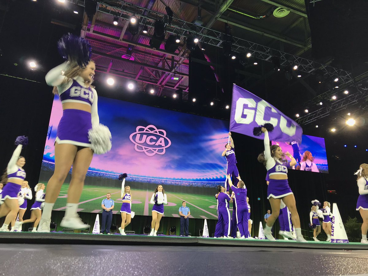 Go Grand Canyon Let’s Go! 💜 Grand Canyon University does NOT lack in school spirit! #UCAGameDay