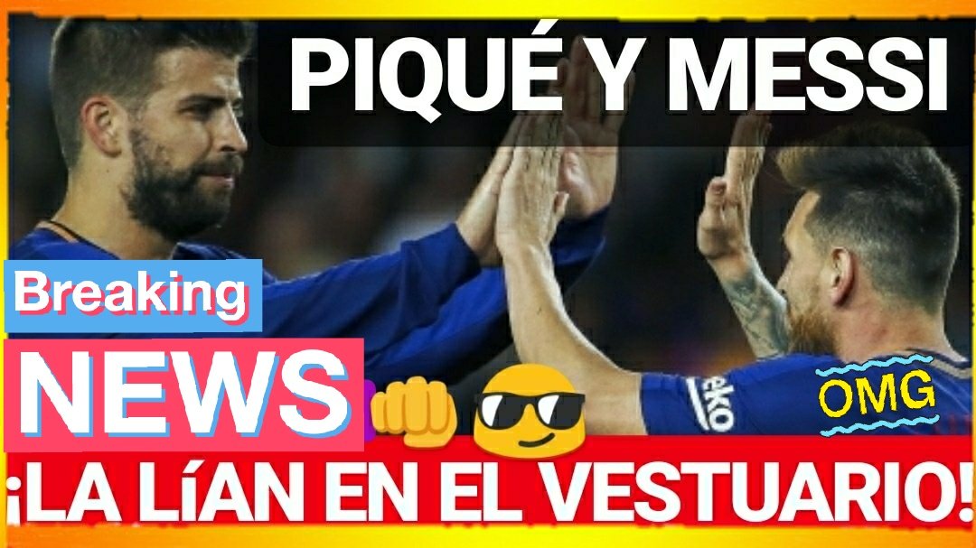 🗣️ Bombazo de Última hora 🔥💣
2 grandes del #FCBarcelona la lían dentro del vestuario😱
¡¡MESSI Y PIQUÉ CALLARAN AL MADRIDISMO CON MONUMENTAL Y ARRASADOR DOCUMENTAL!😱
¿Saben de qué les hablamos?🤔 ¡No sé pierdan todos los detalles!👇
#FolloMe #ForcaBarca
https://youtu.be/nYEDce27zY8