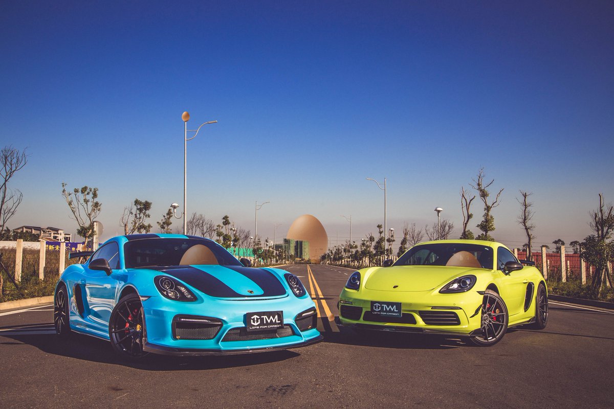 How many eggs on this pictures?

😆😆😂

#twlcarbon #EGG #EggGang #eggs 
#porsche981 #tuning #981gt4 #miamiblue #lemon #HappyNewYear