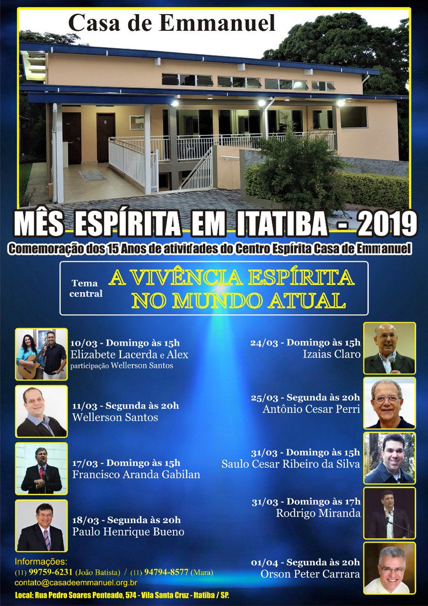 casadeemmanuel's tweet photo. #itatiba #espiritismo https://t.co/Hn3m6jZyW8