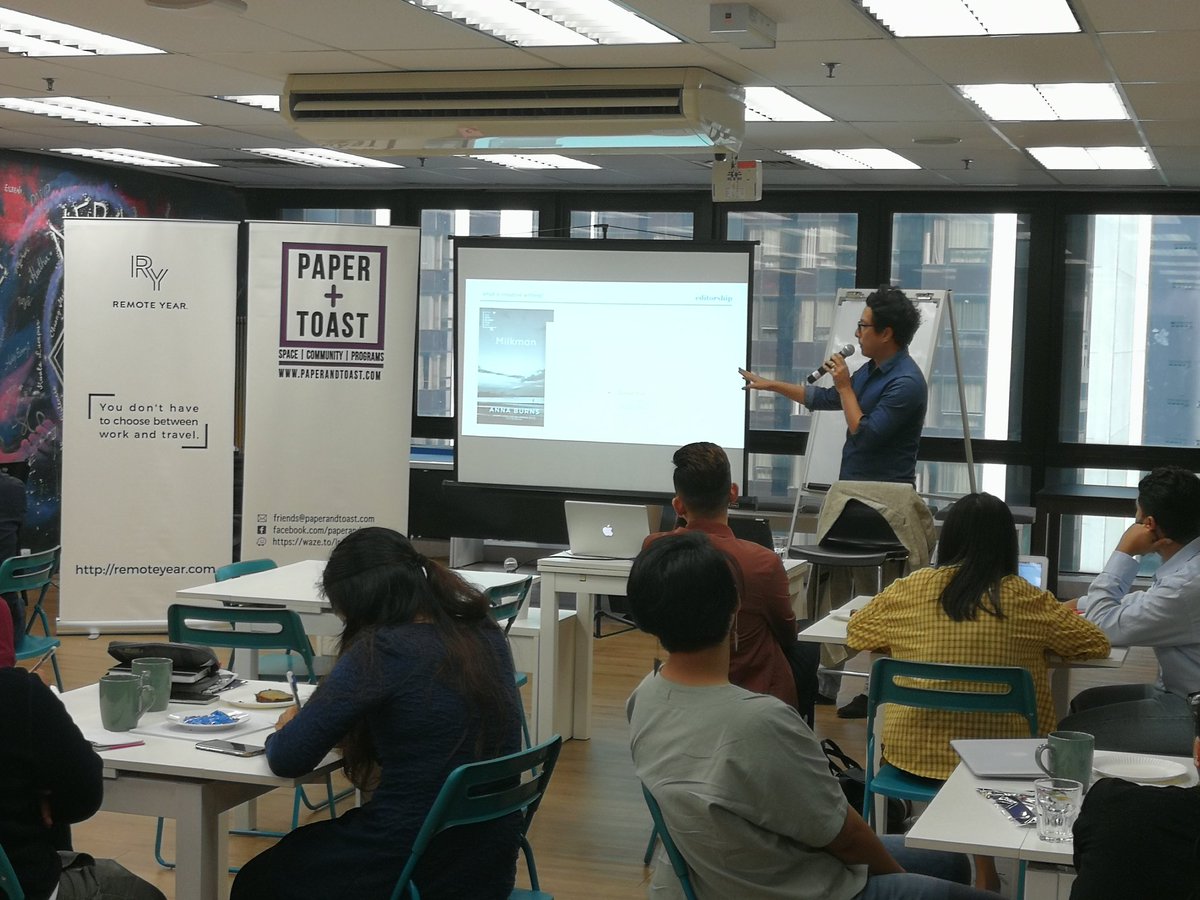 YougoTraining's tweet photo. Happening now: LEVEL UP With ZUL ANDRA: A Creative Writing Workshop. It's a full house for today's session at @paperandtoast!
.
.
#yougotraining #creativewriting #creative #copywriting #zulandra https://t.co/wiM0uqRHpV
