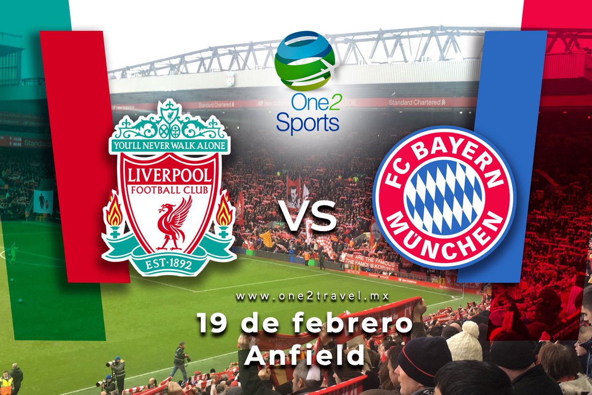 #One2Traveler el 19 de febrero se juega la ida de los #OctavosDeFinal de la #ChampionsLeague entre #Liverpool y #BayernMunich!
Dinos, ¿a quién le vas?
http://www.one2travel.mx