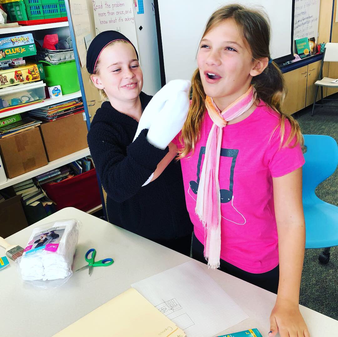 mrsmacbethatmag's tweet photo. It’s Genius Hour making time! @arduino programming, art design, Barbie fashion design, skateboarding edits on iMovie, new protective helmet design, and a puppet show are just some of the projects happening! #maglionpride #keeplearningreal #cusdlearns #geniushour @MagPrincipal https://t.co/aTVkW36hp2