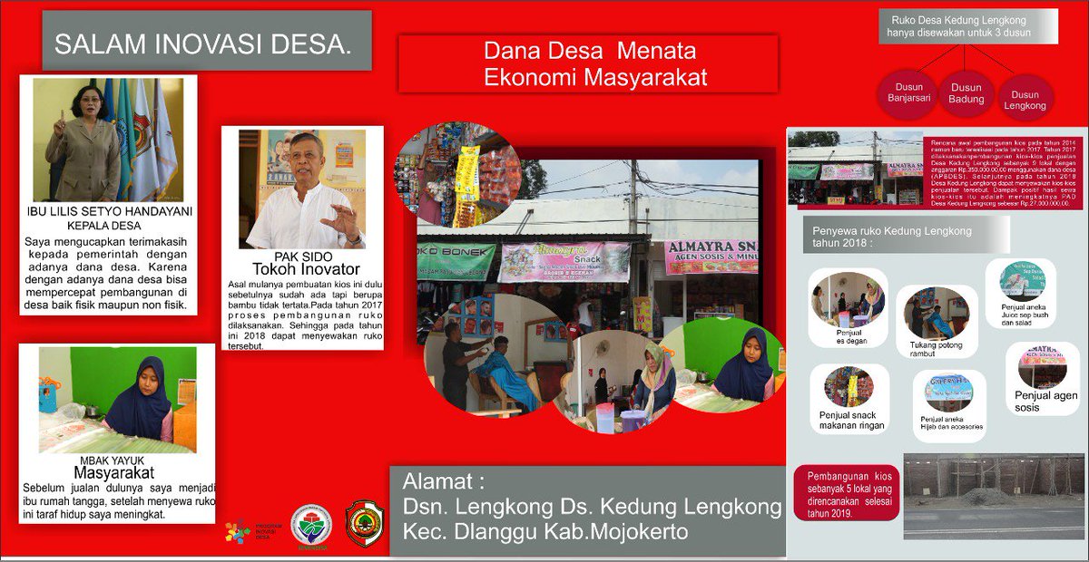 AthoWidodo's tweet photo. Hasil Pembangunan dan Pemberdayaan melalui Dana Desa 
@Jokowi
@EkoSandjojo
@anwsanusi
@taufikmadjid71
@fachrilabalado
@AndryDewantoAh2
@p3md_mojokerto
#JokowiMembangunDesa https://t.co/0M8kDZ40Lj