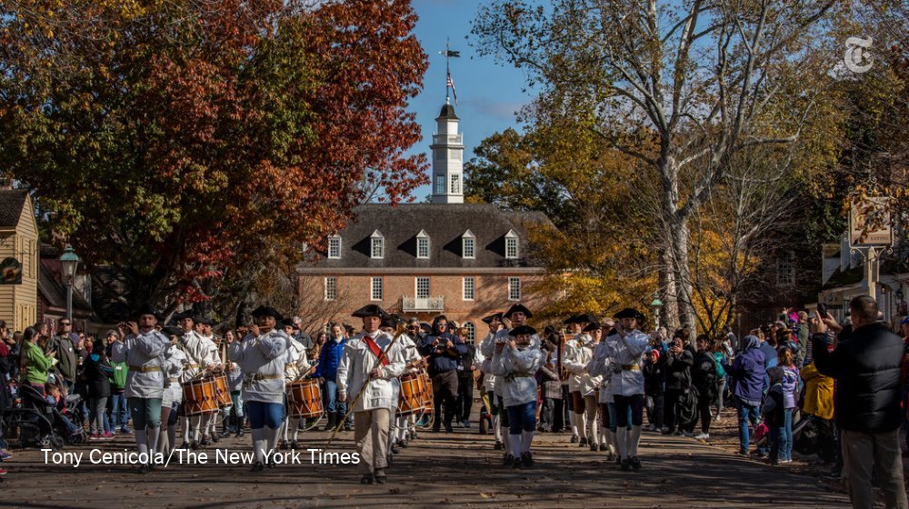 52 Places to Go in 2019, No. 12: Williamsburg, Virginia. The cradle of American democracy reflects on its past. https://nyti.ms/2Dc3n1I