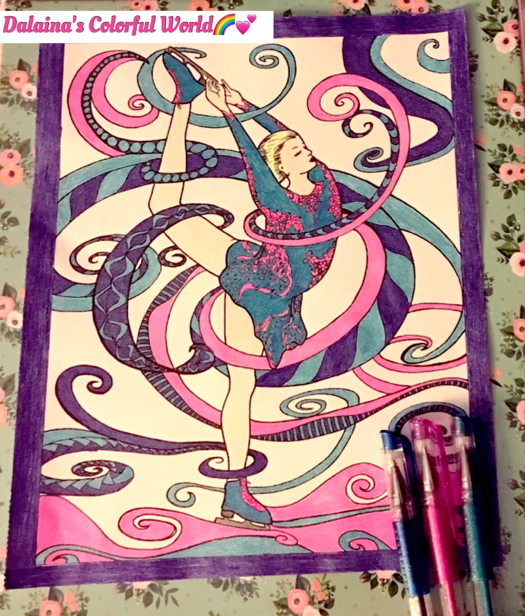 bonbonsandbooks's tweet image. 5th color page of this year is done from the book #WinterWonders by #Zendoodles using @coloritcom #glittergelpens #coloritcom #prismacolor #prismacolorpencils #adultcoloring #myhobbies #dalalainascolorfulworld🌈💕