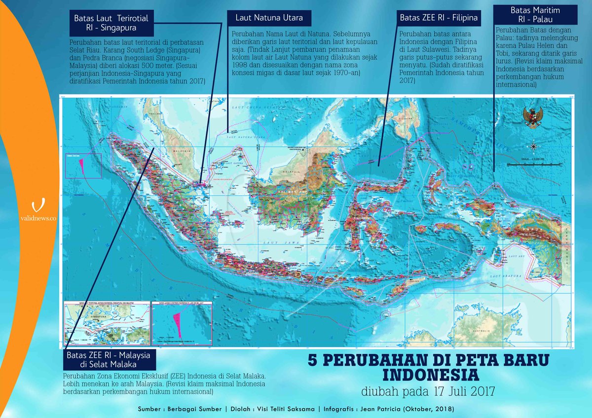 Peta Zee Indonesia - Arumi Gambar