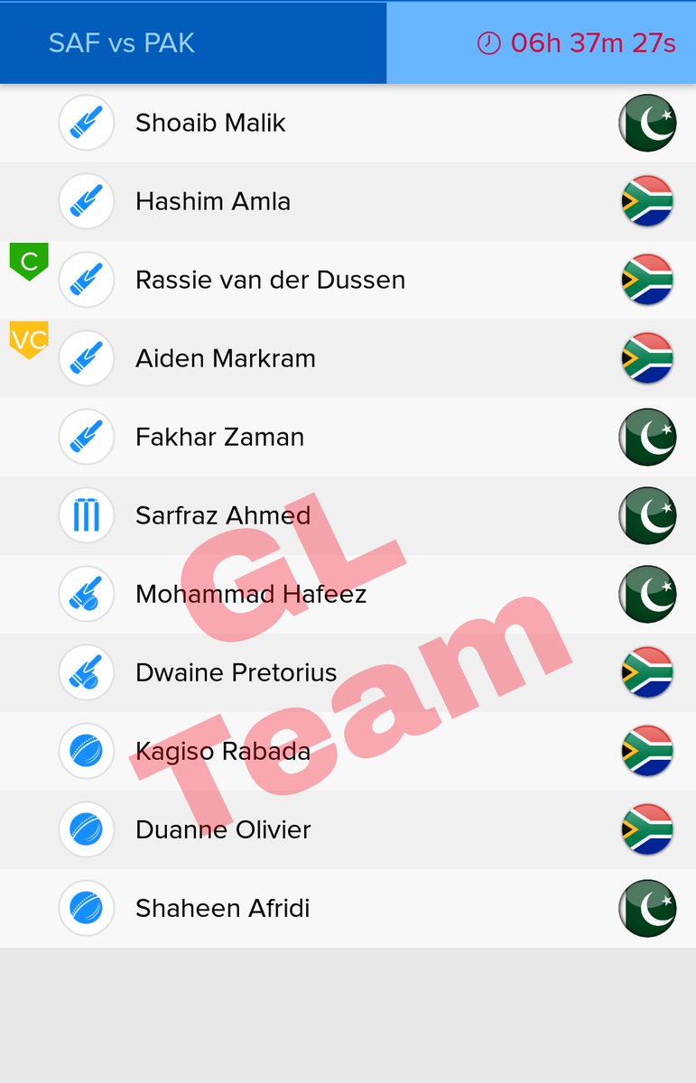 Fantasykeeda1's tweet photo. SA vs PAK dream11 And Ballbaazi Team

More News Follow - Fantasy Keeda

Fantasy Keeda

https://t.co/o65OQnZ6pn

#dream11 #DreamTeam #SAvsPAK
#PAKvsSA #BBL08 #BPL2019 #CricketMeriJaan #Cricket #Odi https://t.co/Xx0GgGQLDD