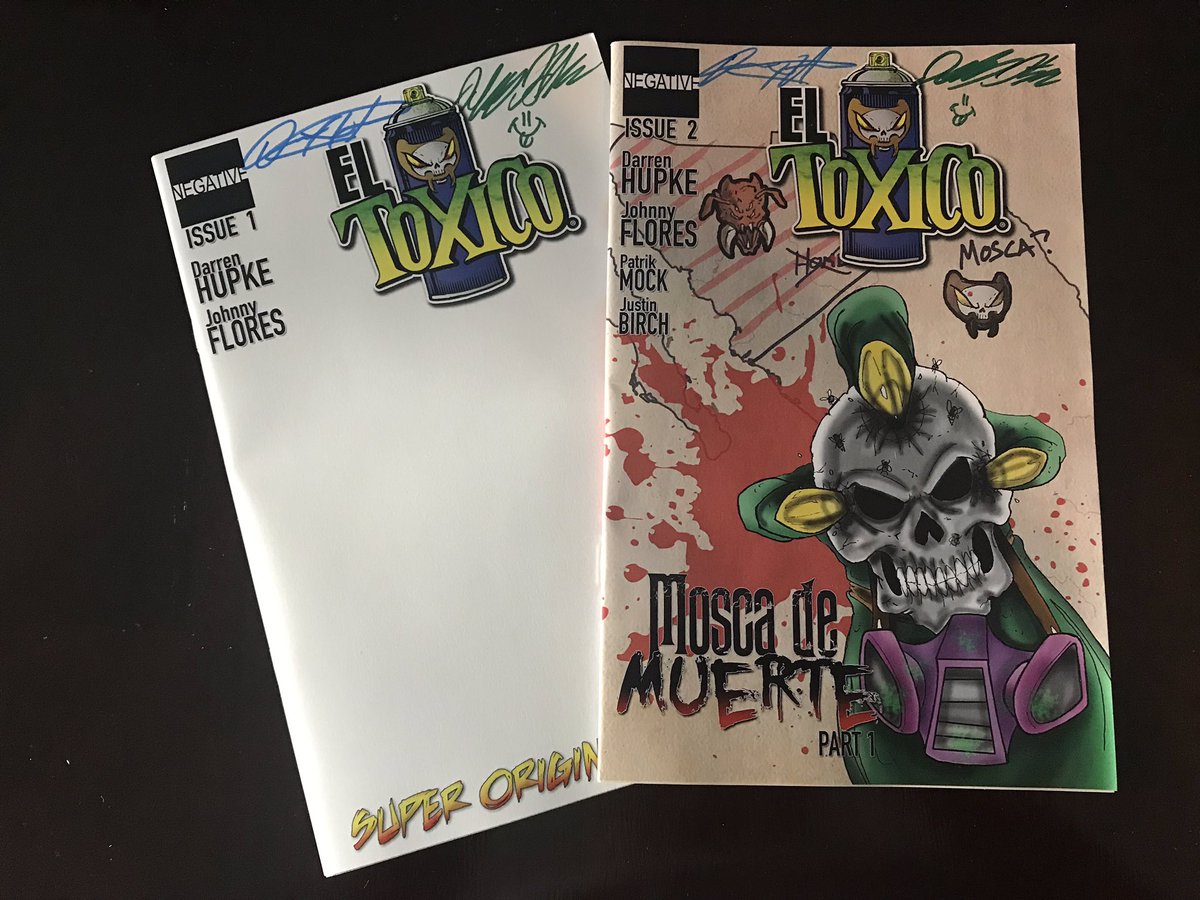 conepackfilms's tweet photo. My comics arrived today. “El Toxico” issues 1 &amp; 2! 😎 #comics #comicbooks https://t.co/G167eyFFce