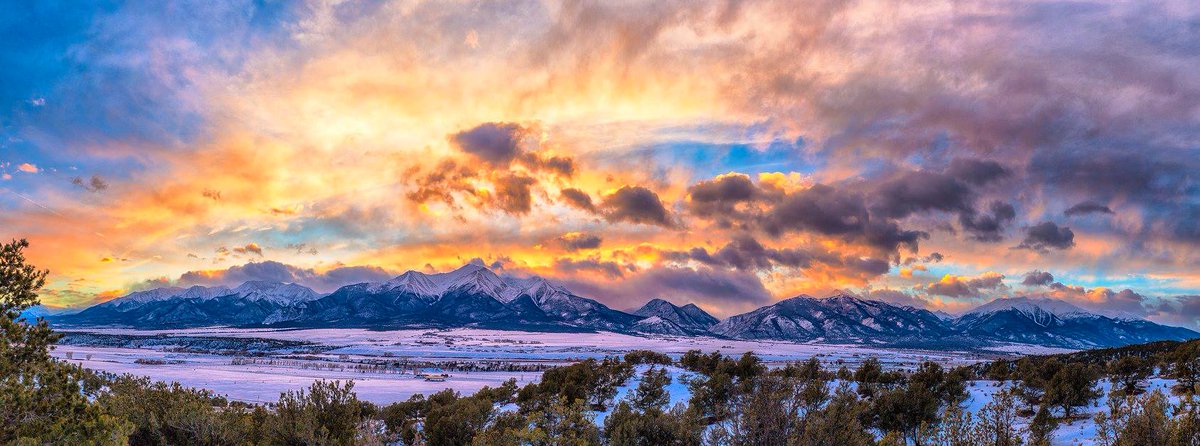 KRDO_13's tweet photo. And THIS is where we call home ♥️

This amazing shot of the sunset breaking through Friday's snowstorm was captured from Joe Randall in Buena Vista. https://t.co/rIRtK6SJQA