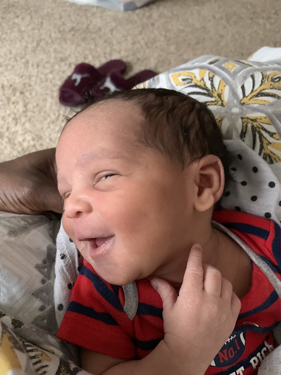 prettyblack0610's tweet photo. Sorry for his milk mustache but him love him mom 😍🥰💙🤞🏾 #BrandonJr💙 https://t.co/DqdJ2UlYpe
