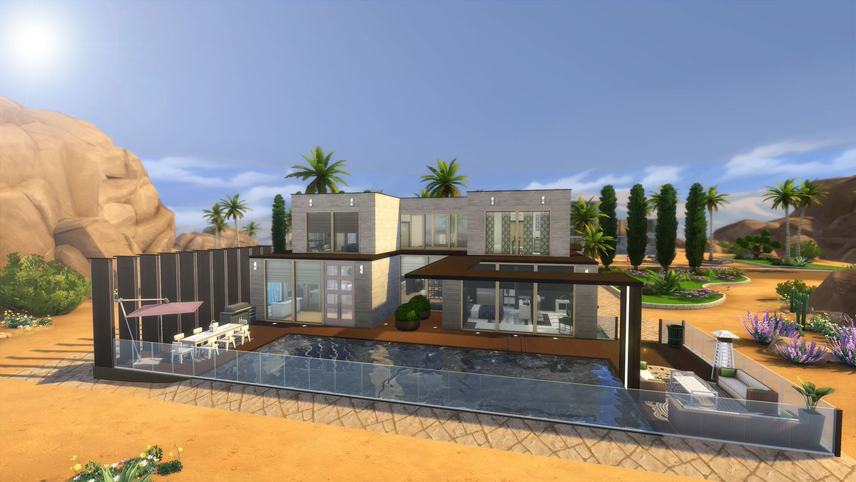 Viragok_'s tweet photo. New build! None of the the new items from #GetFamous but still a pretty nice build - Oasis Spring Home Clinic! https://t.co/rjCvMARsfc Ready for #Download from the gallery. #thesims4 #TS4 #thesims #speedbuildsims #video #game #sims4home #sims4 #ShowUsYourBuilds #video https://t.co/lCLfJfMUHW
