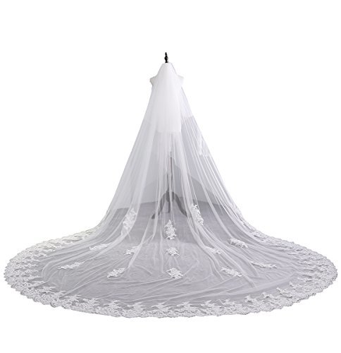 store_wedding's tweet photo. Fishlove Single Tier With Blusher Applique Lace Bridal Wedding Veils Mantilla Cathedral Length HL57 #wedding https://t.co/a2Vw4GYLpA https://t.co/oUSmZqYkrE
