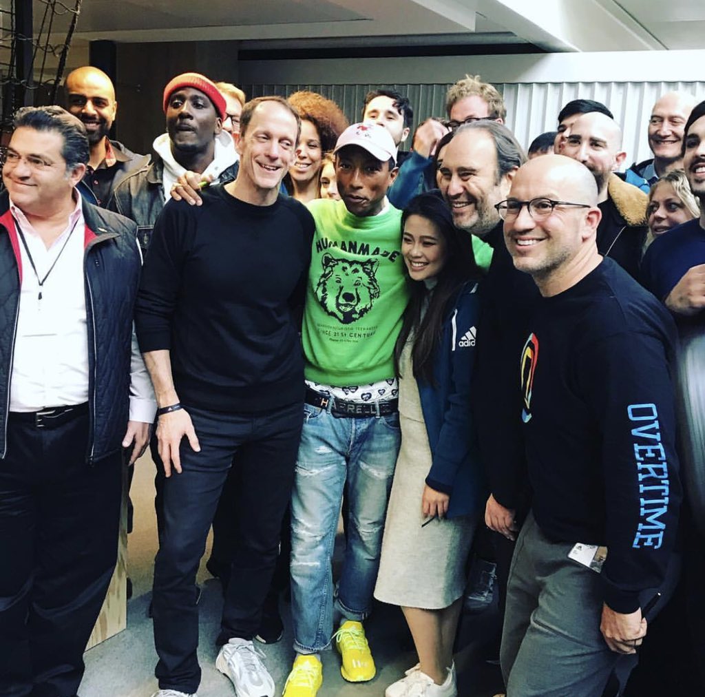 AG's tweet photo. Powerful couple of days with @adidas in Paris. Excited to partner and build with @Overtime #creatingthenew #letsgo https://t.co/nvxu70YVfp