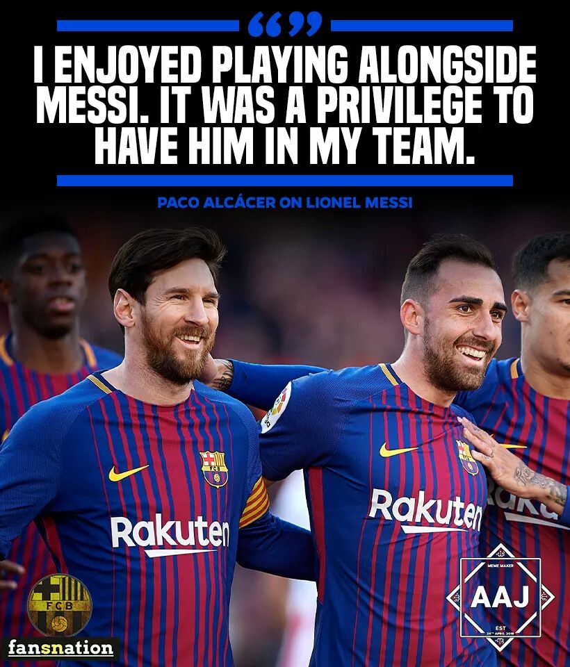 @paco93alcacer on #messi... 🔥🔥